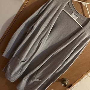 Old Navy Heather Gray Cardigan Sweater